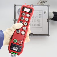 Control Remoto Inalámbrico para Grúa de 10 Botones y Una Sola Velocidad, Transmisor y Receptor