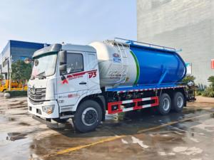 Dongfeng D3 3‑Axle 18m³ Sewage Vacuum Suction Truck Yuchai 245HP, Powerful Suction for Sludge & Fecal Water, Factory Direct Sale - Product Image 3