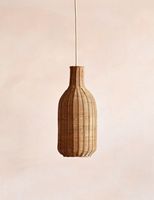 Neuer Artikel Gewebter Rattan-Lampen schirm Umwelt freundliche Rattan-Decken leuchte Böhmische Pendel leuchte für Wohn-und Restaurant dekor