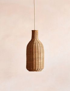 Lámpara colgante bohemia de ratán tejido, luz de techo ecológica de ratán para decoración del hogar y restaurante, nuevo artículo - Product Image 4