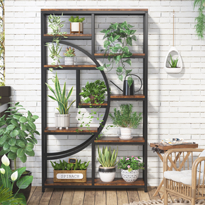 Tribesigns công nghiệp 5 tầng etagere kệ sách kệ đơn vị lưu trữ phòng khách giá Mở Kệ Sách kệ - Product Image 4