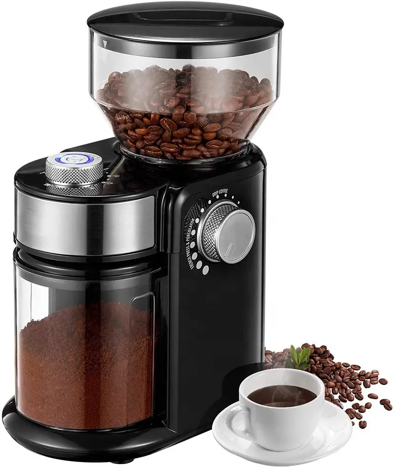Grote Automatische Koffiemolen Freesmachine Voor Espresso Drip Koffie Franse Pers Percolator