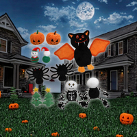 Jouets personnalisés pour Halloween et Noël, jouets en peluche de luxe durables à mâcher, ensemble de jouets interactifs pour chiens, écologiques pour les dents