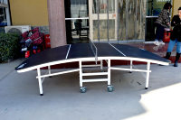 Table de football pliable C-TOP ZT-0019 en matériau SMC, options multicolores, design amusant, mobile pour le divertissement sportif