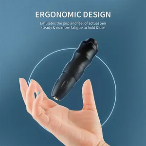 Máquina de tatuaje rotativa de 3.5mm con profundidad de aguja ajustable, motor silencioso y potente, tipo cartucho para delinear y sombrear. - Product Image 3