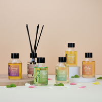 Diffuseur de parfum en verre surdimensionné, coloré, personnalisable, longue durée, sans phtalates, pour salle de bain