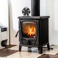 Mini poêle écologique alimenté par la chaleur à 6 lames ventilateur silencieux brûleur à bois ventilateur de cheminée