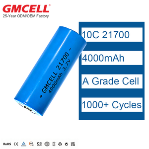 Batería de iones de litio GMCELL 21700 de 5000 mAh y 3.6 V para bancos de energía DIY y paquetes de baterías para bicicletas eléctricas - Product Image 1