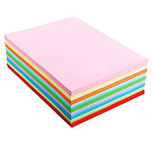 Total 10 color A4 size 120gsm 150gsm 160gsm Color paper Manila paper