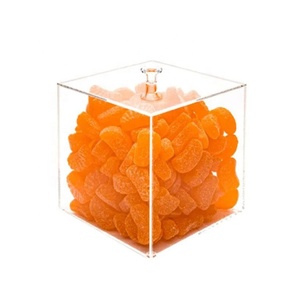 Estante de exhibición de plexiglás, caja de almacenamiento de alimentos, acrílico transparente, duradero y delicado, regalo personalizado - Product Image 2