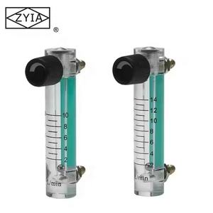 Rotometer pengukur aliran oksigen Gas portabel OEM, dapat disesuaikan biaya rendah rentang daya tahan lama pembuatan sertifikat RoHS plastik - Product Image 4