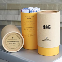 Emballage écologique en tube de carton rond pour dessert au chocolat, tube en papier kraft pour gâteau au fromage, emballage en tube de carton pour biscuits