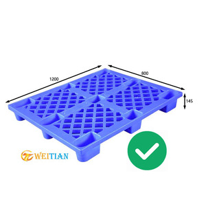 1200x800x140mm 1208 48x40 light weight euro plastic pallet HDPE anti slip pallets