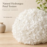 Hydrangeas préservés, fleurs naturelles stabilisées pour la décoration de la maison, des hôtels, des mariages et les décorations de fêtes
