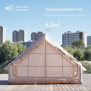 <span class=keywords><strong>Tente</strong></span> Gonflable Monobloc Commande Minimale 6,3 Mètres Carrés Prête à l'Emploi Trois Saisons à Toit Unique Porte Unique pour Camping Extérieur en Tissu Oxford - Product Image 2