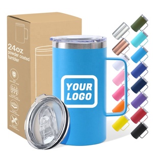 Compra al por Mayor de Tazas de Café de Oficina de 700 ml, de Acero Inoxidable 18/8, Doble Capa, Modernas, Libres de BPA, Aisladas, Térmicas, para Vino y Cerveza - Product Image 1