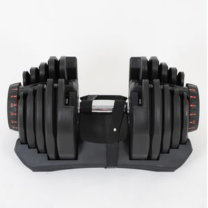 ชุดดัมเบลน้ำหนักหลายน้ำหนัก10-40กก. พร้อมที่จับไนลอนกันลื่นวัสดุเหล็กยางสำหรับใช้ในบ้าน - Product Image 5