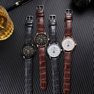 Nuevo Reloj de Pulsera de Cuarzo de Cuero para Hombre, Reloj Deportivo Luminoso a Prueba de Agua con Fecha, Relojes de Lujo para Hombre - Product Image 6