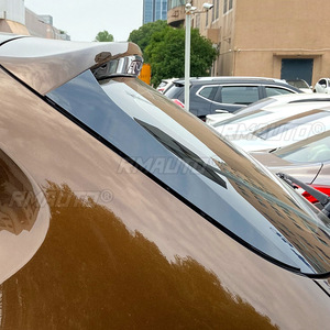 2Pcs Gloss Black Car Rear Window Side Spoiler Wing <b>Splitter</b> for BMW X1 E84 2009-2015 Car Accessories - Product Image 5