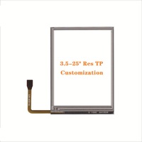 Panel Layar Sentuh Resistif All-in-One 3,5 Inci 4-kawat 5-kawat Open Frame Kustomisasi Pabrik ODM OEM untuk Industri