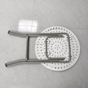 Tavolo Pieghevole <span class=keywords><strong>in</strong></span> <span class=keywords><strong>Plastica</strong></span> da 6 Piedi per Esterni, Design Moderno, Arredamento Portatile da Esterno, Vendita all'Ingrosso - Product Image 5
