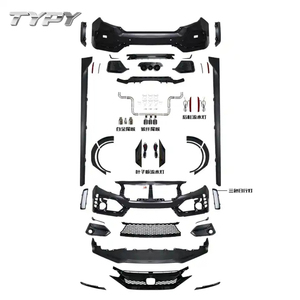 Kit Carrozzeria Modificato per Auto, Paraurti Anteriore e Posteriore, Minigonne Laterali per <span class=keywords><strong>Honda</strong></span> <span class=keywords><strong>Civic</strong></span> <span class=keywords><strong>2020</strong></span> 2021, Aggiornamento al Kit Carrozzeria <span class=keywords><strong>Civic</strong></span> Type R - Product Image 6