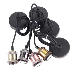 Nhà Máy Cung Cấp Trực Tiếp Nhà Sản Xuất Mặt Dây Chuyền Ánh Sáng Ngoài Trời Đôi Đèn Bàn Với E27 Ổ Cắm - Product Image 4