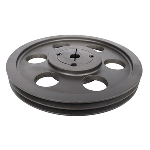 Puleggia con Bussola Conica in Lega di Qualità Superiore con Gola a V Personalizzabile e Supporto OEM per Cinghia Trapezoidale - Product Image 1