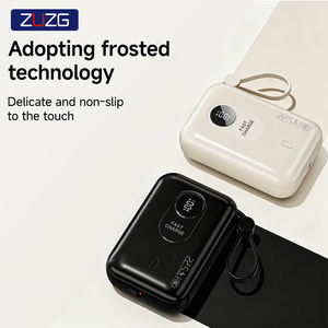 ZUZG พาวเวอร์แบงค์แบบพกพา ขนาดเล็ก รองรับการชาร์จเร็ว PD20W ความจุ 10000mAh พร้อมหน้าจอ LED สำหรับใช้งานกลางแจ้ง  รองรับการใช้งานกับโทรศัพท์มือถือ  รับทำโลโก้ตามสั่ง - Product Image 3