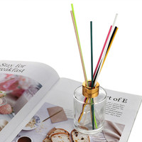 Bouteille vide ronde de 100 ml, 120 ml, 150 ml pour diffuseur à bâtonnets, flacon en verre pour diffuseur d'arômes d'intérieur avec bâtonnets diffuseurs