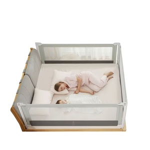 <span class=keywords><strong>Barrière</strong></span> de <span class=keywords><strong>lit</strong></span> ChocChick avec tissu Oxford et acier pour bébé-tout-petit, anti-chute, multifonctionnelle, <span class=keywords><strong>barrière</strong></span> de sécurité pour le sommeil - Product Image 1