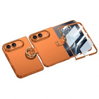Compatible avec 18 Ultra pour étui de téléphone pliable Duo avec support anneau en PC et protection d'écran