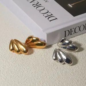 2024 Designer Earrings Dainty Fashion Raindrop Earrings 18K Gold Plated Jewelry Women Cute Minimalist Water drop Unique Studs