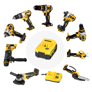 Juego de Herramientas Eléctricas Inalámbricas de 20V, Juego de Llaves de Impacto, Taladro de Impacto para Concreto y Juego de Herramientas - Product Image 2