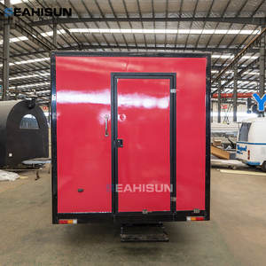 Fiberglas ve alüminyum inşaat satıcı kurulum buz depolama 4-Wheel kolay montaj ile ticari mobil gıda römorkü ve kamyon - Product Image 6