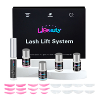 Kit de rehaussement de cils à la kératine personnalisé sous marque privée, liquide professionnel coréen pour rehaussement de cils à domicile avec coussinets de rehaussement de cils