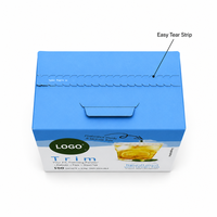 Boîte en carton blanc personnalisée avec logo, papier artistique, bande de fermeture éclair facile à déchirer, dorure à chaud et vernis sélectif UV, idéale pour la vente au détail et les cadeaux (OEM/ODM)