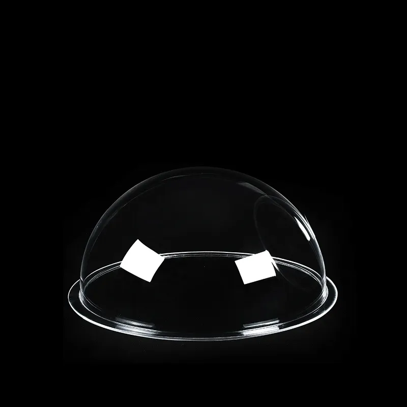 Satış içi boş şeffaf şeffaf yarım küre plastik akrilik yarım kubbe topu kapağı