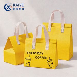 Wholesale Insulated Food Delivery Bag Custom Logo Non Woven Thermal Takeaway Bag Low MOQ Manufacturer - Product Image 5