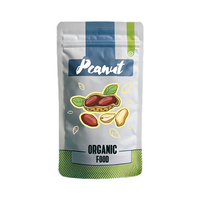 Autocollants personnalisés, imprimés, fermeture à glissière refermable, pochette debout, emballage en plastique pour le stockage des aliments, snack et noix, sac en mylar de CD en feuille d'aluminium