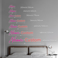 Signes néon LED chat chien mignon carlin chiens pattes lumières pour décoration murale alimenté par USB pour chambre à coucher décoration de chambre d'enfants