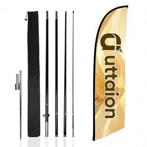 Custom Digital Printed Flying Feather Pennant Banners for Outdoor & Agriculture Use Beach <b>Flags</b> - Product Image 4