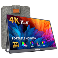 Monitor Portátil InnoView de 15.6 Pulgadas 4K, Segundo Monitor de Viaje para Laptop, Mac, PC, Xbox, PS5, Switch (Incluye Adaptador)