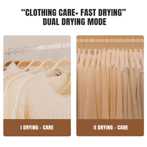 Secadora de ropa de 600W, colgador portátil, secado de aire caliente, 110V, 220V, secadora de tiempo, secadora de ropa pequeña compacta para viaje en casa - Product Image 5