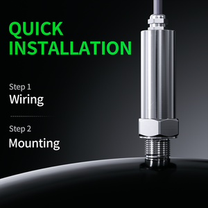 Qidian QDW90A-3 産業オートメーション防水圧力伝送器 4-20mA 0-10V出力 60Mpa 304ステンレス鋼センサー - Product Image 3
