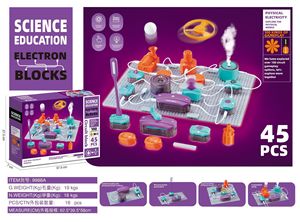 Kit d'expériences scientifiques et éducatives transfrontalières pour enfants : Blocs de construction de circuits DIY et jouets éducatifs pour petits essais scientifiques - Product Image 6