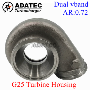 Adatec G25-550/660 Dual Vband 0.72AR Performance turbin habis Dual Vband Tuning suku cadang pengganti mobil - Product Image 2