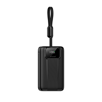 Power Bank Portabel 20000mAh Pengisian Cepat PD 45W Layar LED Tipe C Dual USB Baterai Li Polymer untuk Laptop, Ponsel, dan Perjalanan
