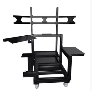 <span class=keywords><strong>Simulateur</strong></span> profil aluminium volant personnalisé Cockpit <span class=keywords><strong>simulateur</strong></span> <span class=keywords><strong>de</strong></span> jeu <span class=keywords><strong>de</strong></span> conduite superbe Cockpit avec vraie chaise course - Product Image 1