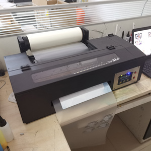 Baru dikonversi L1800 pencetak A3 Dtf rol pencetak ke rol pencetak untuk PET Film Tshirt kustom cetakan Transfer Dtf - Product Image 5